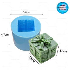 Khuôn Silicon - Hộp Quà - Nơ Gói HOT - 5.5cm
