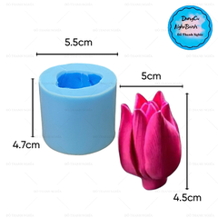 Khuôn Silicon - Tulip Mới Hoa 5 Cm