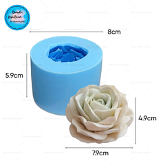 Khuôn Silicon - Hoa Hồng 8.5cm - SHH A09