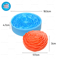 Khuôn Silicon - Hoa Hồng - Tròn Hồng 18cm 450K SALE > 350K