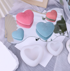 Khuôn Silicon - Trái Tim Kiểu - Tim Lưới 5Cm
