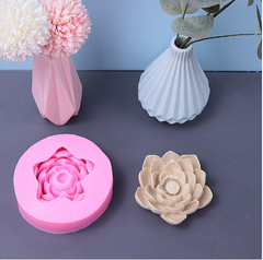 Khuôn Silicon - Hoa Sen Thái Nở - 10cm - Nhụy