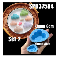 Khuôn Silicon - Bầu Trời - Đám Mây - 6cm