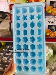 Khay Đá Nhựa CH - KD08 - TH 36c - Tim Sao Sò Hoa