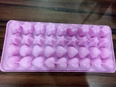 Khay Đá Nhựa VT - KD13 - TH 36c - Hoa Sao Sò Tim