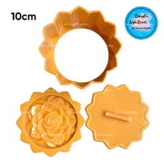 Khuôn Ấn Xôi - Cánh Sen Tròn - Hoa Hồng VT - 10cm