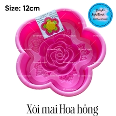 Khuôn Ấn Xôi - Mai 5 Cánh NL - 12cm - Hoa Hồng