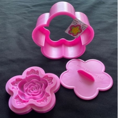 Khuôn Ấn Xôi - Mai 5 Cánh NL - 12cm - Hoa Hồng
