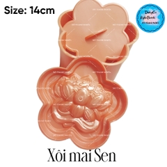 Khuôn Ấn Xôi - Mai 5 Cánh NL - 14cm - Hoa Sen