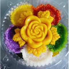 Khuôn Ấn Xôi - Mai 5 Cánh NL - 16cm - Hoa Hồng
