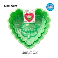 Khuôn Ấn Xôi - Tim Khía NL - 10cm - Hoa cúc đại đóa