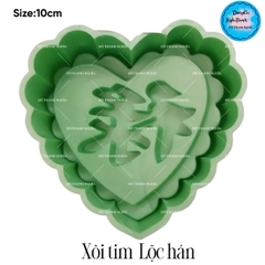 Khuôn Ấn Xôi - Tim Khía NL - 10cm - Lộc - Hán