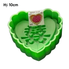 Khuôn Ấn Xôi - Tim Khía NL - 10cm - Song Hỷ - Hán