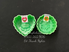 Khuôn Ấn Xôi - Tròn Khía NL - 9cm - Hoa Cúc Đại Đóa
