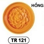 Khuôn Ấn Xôi - Tròn VT - 10cm - Hoa Hồng