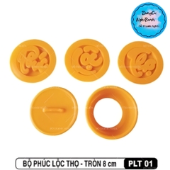 Khuôn Ấn Xôi - Tròn VT - Bộ 3 Chữ - Phúc Lộc Thọ Trơn