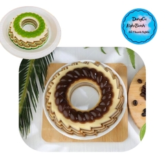 Khuôn Cơm Nhựa - Xôi - Thạch 18-21cm - CN01 - Xoắn Viền Mặt