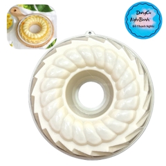 Khuôn Cơm Nhựa - Xôi - Thạch 18-21cm - CN01 - Xoắn Viền Mặt