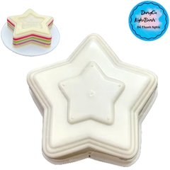 Khuôn Cơm Nhựa - Xôi - Thạch 18-21cm - CN10 - Sao 5 Cánh