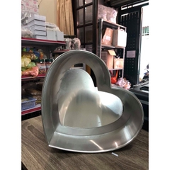 Khuôn Nhôm - Cao 8cm - Tim - Đế Rời