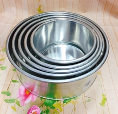 Khuôn Nhôm - Cao 8cm - Tròn - Đế Rời