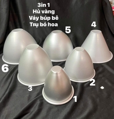 Khuôn Nhôm Đúc - Hủ Vàng, Váy Búp Bê, Trụ Bó Hoa - Oval