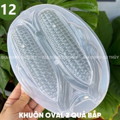 Khuôn Nhựa Cứng VT - 20cm - M12 - Oval 2c Bắp