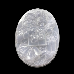 Khuôn Nhựa Cứng VT - 20cm - M15 - Oval Ông Già Noel