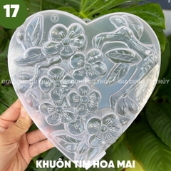 Khuôn Nhựa Cứng VT - 20cm - M17 - Tim Mai Đào