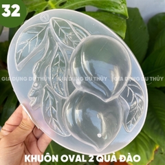 Khuôn Nhựa Cứng VT - 20cm - M32 - Oval Đào Lá 2c