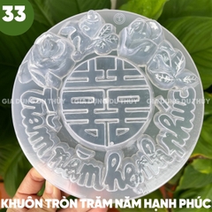Khuôn Nhựa Cứng VT - 20cm - M33 - Song Hỷ TNHP