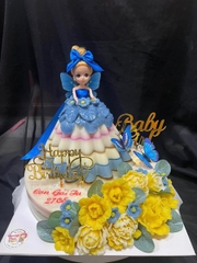 Khuôn Nhựa HPL - Váy Búp Bê Bó Hoa - RC05 22x11cm