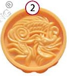 Khuôn Nhựa Nhận Xôi 2 Chi Tiết VT - 300g