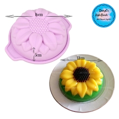 Khuôn Silicon - Đế - Hoa Hướng Dương 12cm - Khuôn