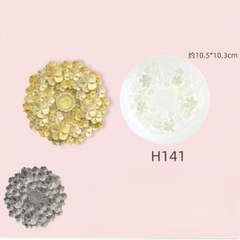 Khuôn Silicon - Hoa Hàn Quốc - Vòng Hoa 10cm