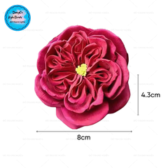 Khuôn Silicon - Hoa Hồng Lai - Hồng Anh - 8cm