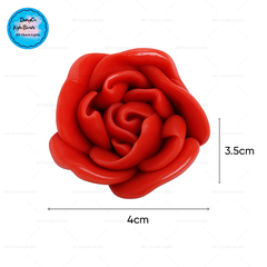 Khuôn Silicon - Hoa Hồng Lai - Hồng Anh - 4cm