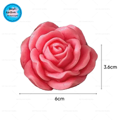 Khuôn Silicon - Hoa Hồng Nở - 6cm - A1