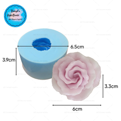 Khuôn Silicon - Hoa Hồng Nở - Hồng Xoắn -6cm