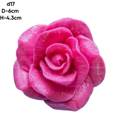 Khuôn Silicon - Hoa Hồng Nở - SL80 - 6cm - Thái Nở D17