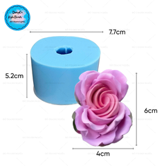 Khuôn Silicon - Hoa Hồng Xoắn - 6cm