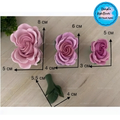 Khuôn Silicon - Hoa Hồng Xoắn - 6cm