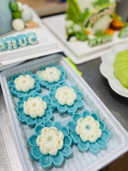 Khuôn Silicon - Hoa Sen Thái Nở - Hoa Sen 9cm Mã B