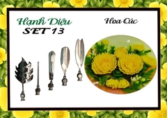Kim 3D Inox - Bộ 5 - Mẫu 13 Hoa Cúc