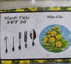 Kim 3D Inox - Bộ 5 - Mẫu 36 Hoa Cúc