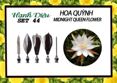 Kim 3D Inox - Bộ 5 - Mẫu 44 Hoa Quỳnh