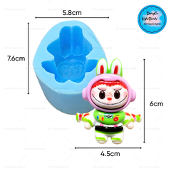 Khuôn Silicon - Labubu Nhỏ - Phi Hành Gia