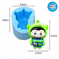 Khuôn Silicon - Labubu Nhỏ - Áo Sla