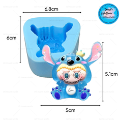 Khuôn Silicon - Labubu Nhỏ - Áo Stitch