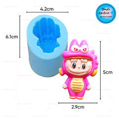 Khuôn Silicon - Labubu Nhỏ - Áo Cá Sấu